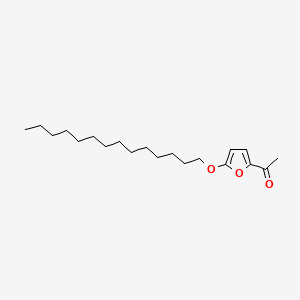 molecular formula C20H34O3 B1198800 1-(5-(Tetradecyloxy)-2-furanyl)ethanone CAS No. 54857-96-4