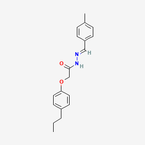 N'-(4-Methylbenzylidene)-2-(4-propylphenoxy)acetohydrazide