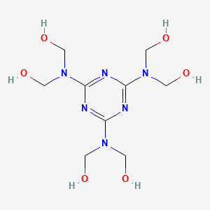 molecular formula C9H18N6O6 B1198809 Hexamethylolmelamine CAS No. 531-18-0