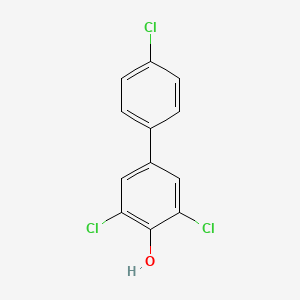 molecular formula C12H7Cl3O B1198825 3,4',5-Trichloro-4-biphenylol CAS No. 4400-06-0