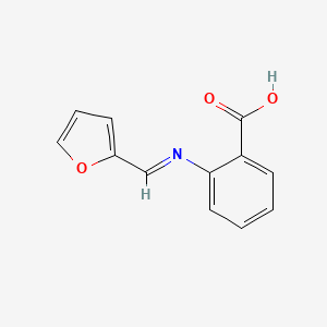 Benzoic acid, 2-[(2-furanylmethylene)amino]-