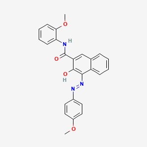 3-Hydroxy-N-(2-methoxyphenyl)-4-((4-methoxyphenyl)diazenyl)-2-naphthamide