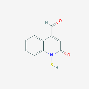 molecular formula C10H7NO2S B1198837 N-巯基-4-甲酰基咔唑 CAS No. 402934-24-1