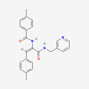 4-ME-N-(2-(4-Methylphenyl)-1-(((3-pyridinylmethyl)amino)carbonyl)vinyl)benzamide