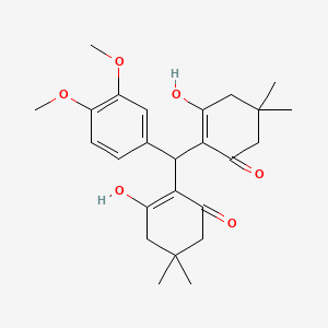 2,2'-(3,4-Dimethoxyphenyl)methylene bis(3-hydroxy-5,5-dimethyl-2-cyclohexen-1-one)