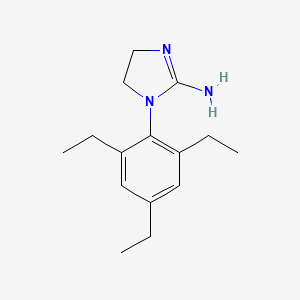 molecular formula C15H23N3 B1198858 2,4,6-Triethylphenyl(imino)imidazolidine CAS No. 4794-81-4