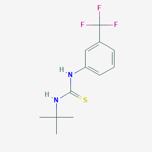 1-Tert-butyl-3-[3-(trifluoromethyl)phenyl]thiourea