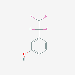 molecular formula C8H6F4O B1198884 Phenyltetrafluoroethyl ether CAS No. 53998-02-0