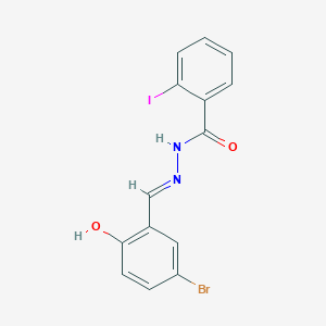 N'-(5-bromo-2-hydroxybenzylidene)-2-iodobenzohydrazide