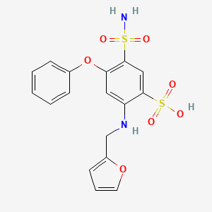 molecular formula C17H16N2O7S2 B1198908 Sulosemide CAS No. 82666-62-4