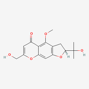 molecular formula C16H18O6 B1198916 Cimifugin CAS No. 37921-38-3