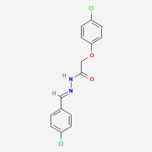 N'-(4-chlorobenzylidene)-2-(4-chlorophenoxy)acetohydrazide