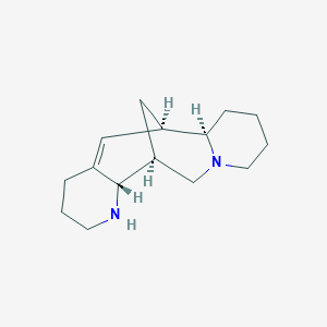 molecular formula C15H24N2 B1198923 (1S,2S,9R,10R)-3,15-diazatetracyclo[7.7.1.02,7.010,15]heptadec-7-ene 