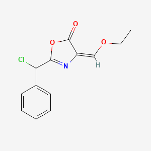 2-(Chloro(phenyl)methyl)-4-(ethoxymethylene)oxazol-5(4H)-one