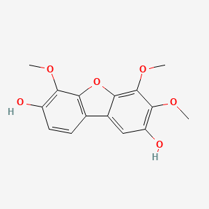 molecular formula C15H14O6 B1198944 alpha-Cotonefuran CAS No. 93973-22-9