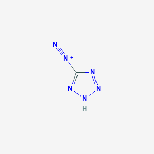 molecular formula CHN6+ B1198946 5-Diazo-1H-tetrazole CAS No. 2260-28-8