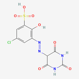molecular formula C10H7ClN4O7S B1198956 Lumomagneson CAS No. 3773-16-8