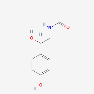 molecular formula C10H13NO3 B1198959 n-[2-Hydroxy-2-(4-hydroxyphenyl)ethyl]acetamide CAS No. 33141-15-0