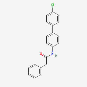 molecular formula C20H16ClNO B11989668 N-(4'-chlorobiphenyl-4-yl)-2-phenylacetamide 