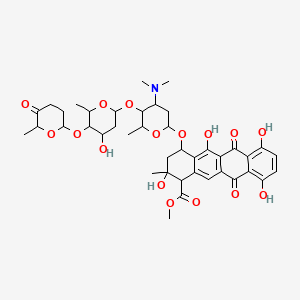 molecular formula C41H51NO16 B1198970 1-Hydroxyauramycin A CAS No. 79217-17-7