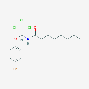 N-[1-(4-bromophenoxy)-2,2,2-trichloroethyl]octanamide