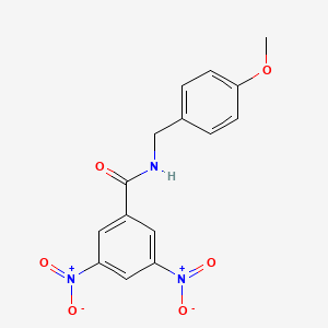 N-(4-methoxybenzyl)-3,5-dinitrobenzamide