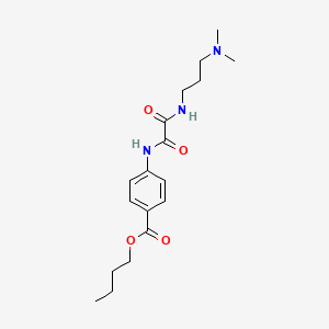 Butyl 4-{[{[3-(dimethylamino)propyl]amino}(oxo)acetyl]amino}benzoate