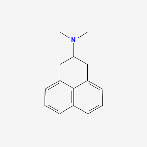 molecular formula C15H17N B1198993 2,3-Dihydro-N,N-dimethyl-1H-phenalen-2-amine CAS No. 112892-80-5