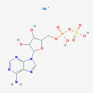 molecular formula C10H14N5NaO10PS B011990 5'-磷酸腺苷钠盐 CAS No. 102029-95-8
