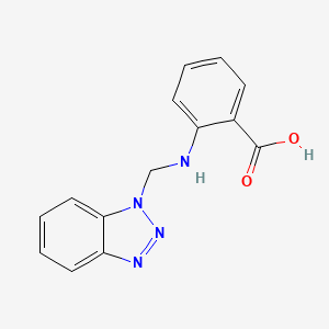 2-(Benzotriazol-1-ylmethylamino)benzoic acid