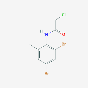 2-chloro-N-(2,4-dibromo-6-methylphenyl)acetamide