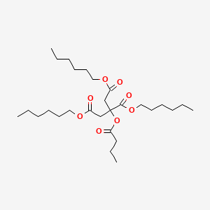 molecular formula C28H50O8 B1199020 Butyryl trihexyl citrate CAS No. 82469-79-2