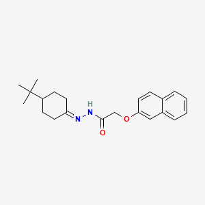 N'-(4-Tert-butylcyclohexylidene)-2-(2-naphthyloxy)acetohydrazide