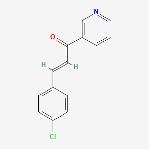 3-(4-Chlorophenyl)-1-(3-pyridinyl)-2-propen-1-one