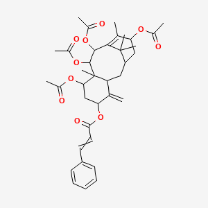 molecular formula C37H46O10 B1199042 Taxinine J 