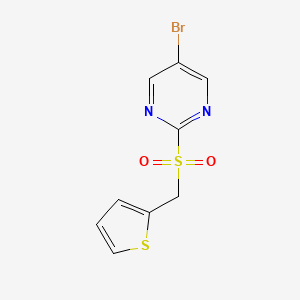 molecular formula C9H7BrN2O2S2 B1199053 2-(2-Thenyl)sulfonyl-5-bromopyrimidine CAS No. 79685-33-9