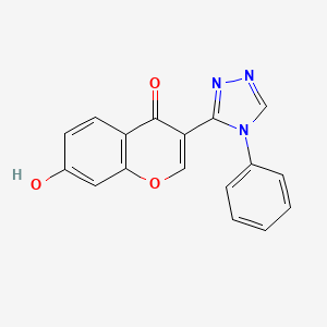 7-hydroxy-3-(4-phenyl-4H-1,2,4-triazol-3-yl)-4H-chromen-4-one