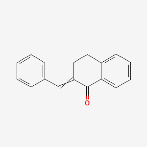 molecular formula C17H14O B1199059 2-Benzylidene-3,4-dihydronaphthalen-1-one 