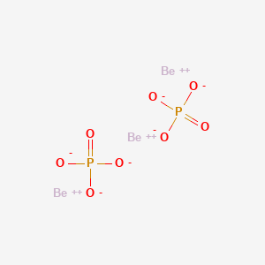 molecular formula Be3O8P2 B1199065 Phosphoric acid, beryllium salt (2:3) CAS No. 13598-26-0
