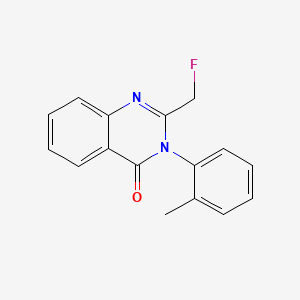 molecular formula C16H13FN2O B1199067 2-Fluoromethyl-3-(o-tolyl)-4(3H)-quinazolinone CAS No. 37107-06-5