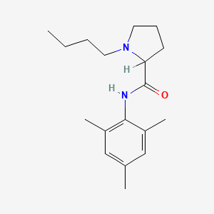 molecular formula C18H28N2O B1199071 Bumecaine CAS No. 30103-44-7