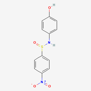 N-(4-hydroxyphenyl)-4-nitrobenzenesulfinamide