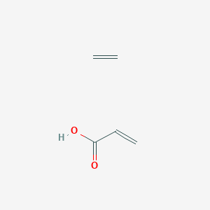 molecular formula C5H8O2 B1199078 2-Propenoic acid, polymer with ethene CAS No. 9010-77-9