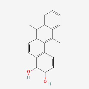 molecular formula C20H18O2 B1199082 7,12-Dimethylbenz(a)anthracene-3,4-dihydrodiol CAS No. 72617-60-8