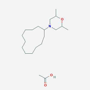molecular formula C20H39NO3 B1199084 Dodemorph acetate CAS No. 31717-87-0