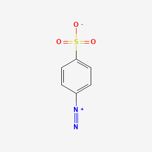 molecular formula C6H4N2O3S B1199087 4-Diazoniobenzenesulfonate CAS No. 305-80-6