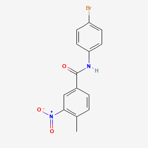 N-(4-bromophenyl)-4-methyl-3-nitrobenzamide