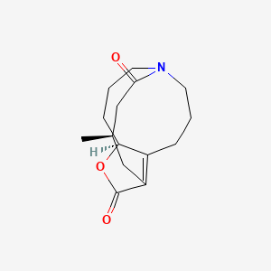 molecular formula C15H21NO3 B1199112 Huperzine R 