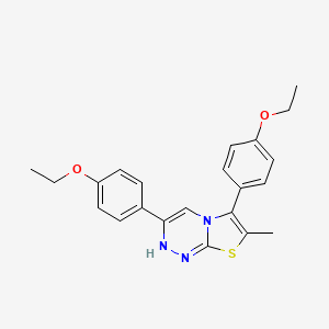 3,6-bis(4-ethoxyphenyl)-7-methyl-2H-[1,3]thiazolo[2,3-c][1,2,4]triazine