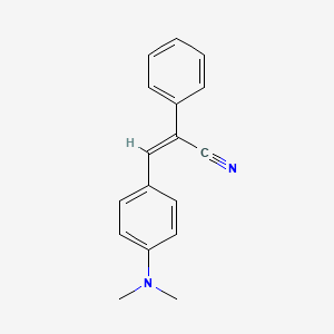 molecular formula C17H16N2 B11991415 3-(4-(Dimethylamino)phenyl)-2-phenylacrylonitrile CAS No. 6850-13-1